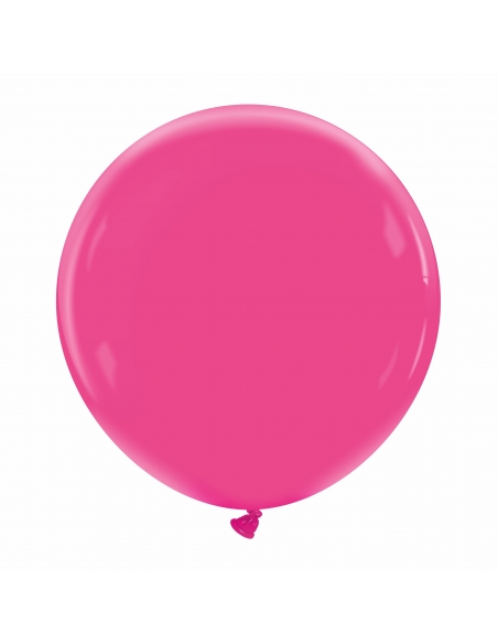 Globo Redondo Premium Pastel 60cm Rosa Frambuesa - Bolsa 1 UD