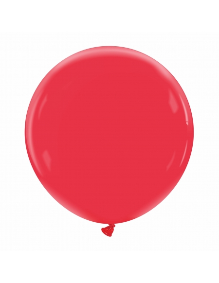 Globo Redondo Premium Pastel 60cm Rojo Cereza - Bolsa 1 UD