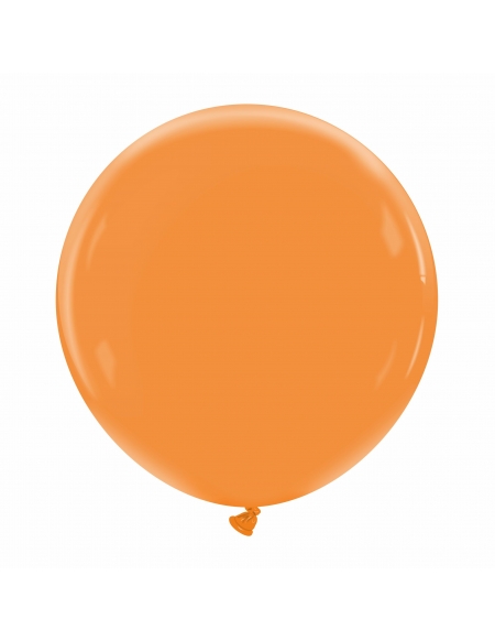 Globo Redondo Premium Pastel 60cm Naranja Calabaza - Bolsa 1 UD