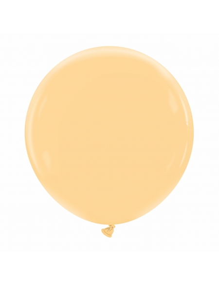 Globo Redondo Premium Pastel 60cm Naranja Albaricoque - Bolsa 1 UD