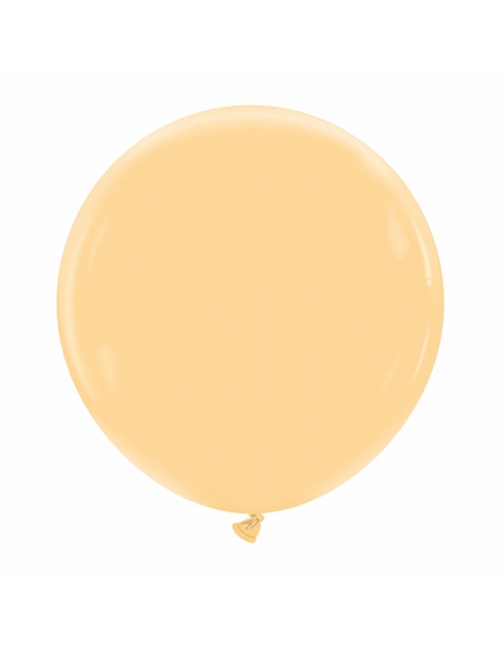 Globo Redondo Premium Pastel 60cm Naranja Albaricoque - Bolsa 1 UD