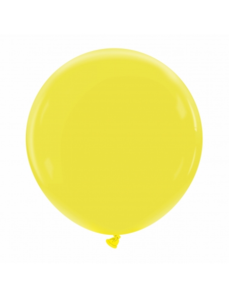 Globo Redondo Premium Pastel 60cm Amarillo Limon - Bolsa 1 UD