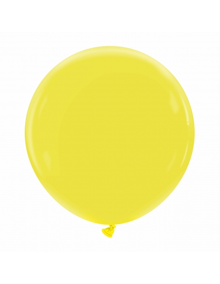 Globo Redondo Premium Pastel 60cm Amarillo Limon - Bolsa 1 UD