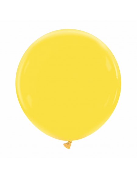 Globo Redondo Premium Pastel 60cm Amarillo Mango - Bolsa 1 UD