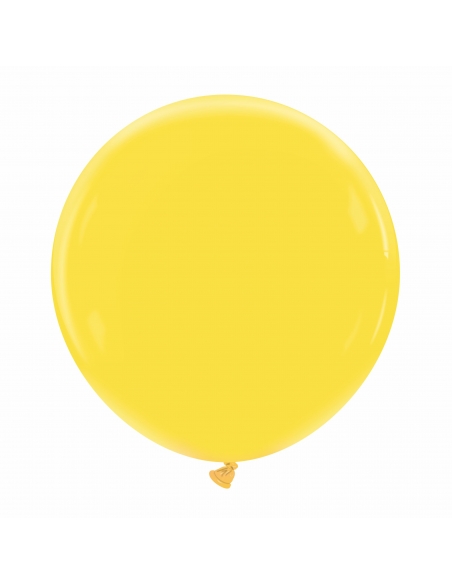 Globo Redondo Premium Pastel 60cm Amarillo Mango - Bolsa 1 UD