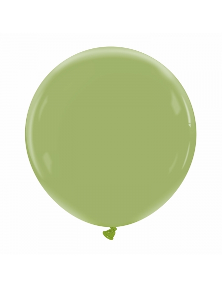 Globo Redondo Premium Pastel 60cm Verde Oliva - Bolsa 1 UD