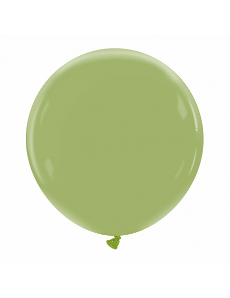 Globo Redondo Premium Pastel 60cm Verde Oliva - Bolsa 1 UD