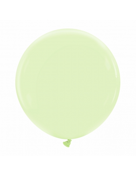 Globo Redondo Premium Pastel 60cm Verde Te - Bolsa 1 UD