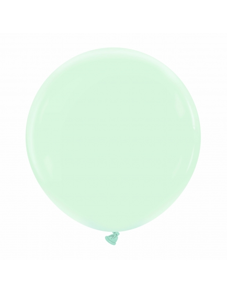 Globo Redondo Premium Pastel 60cm Verde Crema Menta - Bolsa 1 UDS