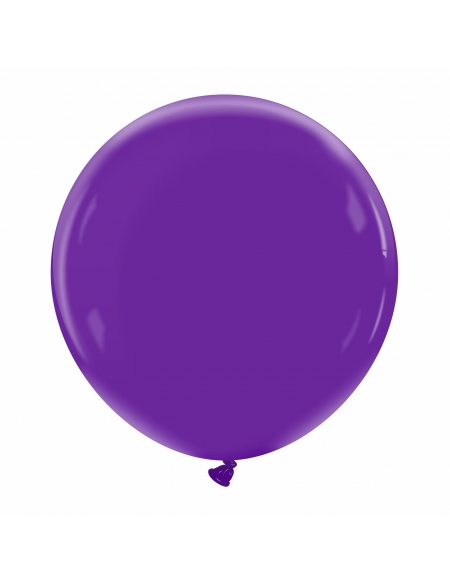 Globo Redondo Premium Pastel 60cm Morado Real - Bolsa 1 UD