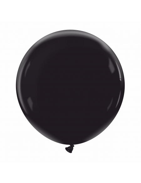 Globo Redondo Premium Pastel 60cm Negro - Bolsa 1 UD