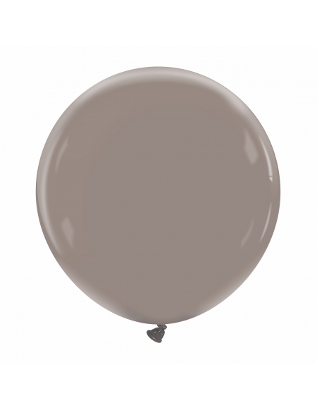 Globo Redondo Premium Pastel 60cm Gris Plomo - Bolsa 1 UD