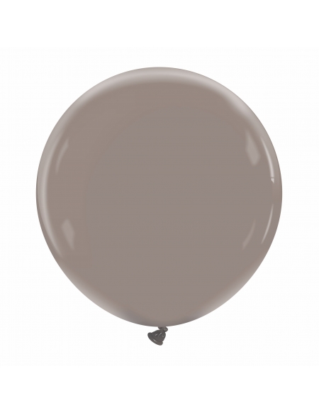 Globo Redondo Premium Pastel 60cm Gris Plomo - Bolsa 1 UD