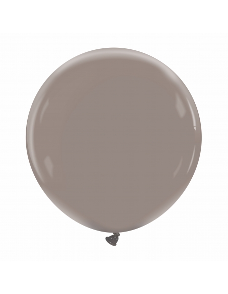 Globo Redondo Premium Pastel 60cm Gris Plomo - Bolsa 1 UD