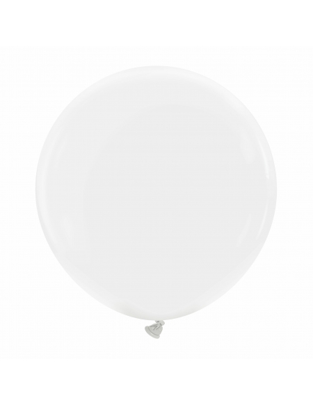 Globo Redondo Premium Pastel 60cm Blanco - Bolsa 1 UD