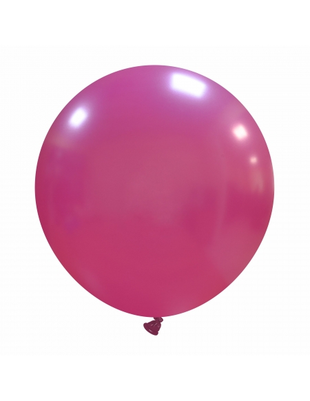 Globo Redondo Premium Metalizado 60cm Fucsia - Bolsa 1 UD