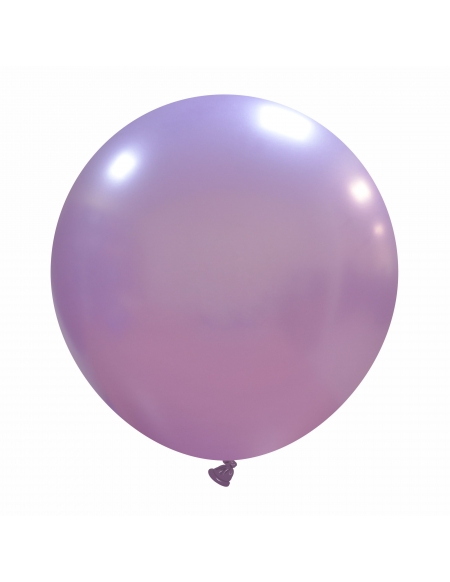 Globo Redondo Premium Metalizado 60cm Lavanda - Bolsa 1 UD