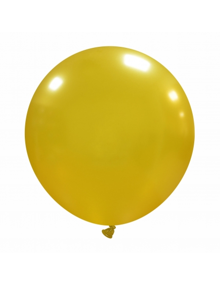 Globo Redondo Premium Metalizado 60cm Oro - Bolsa 1 UD