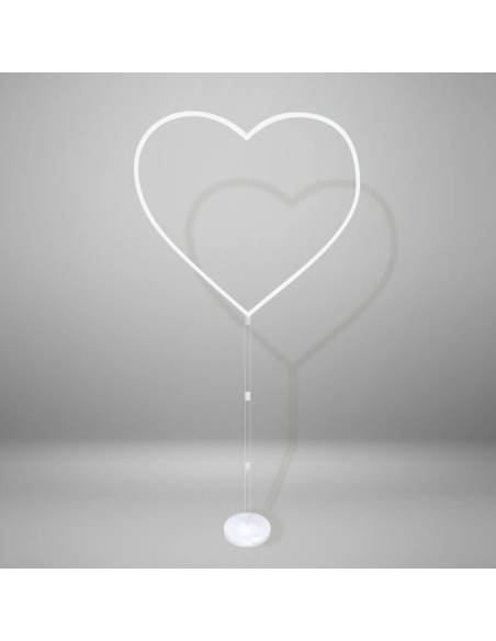 Soporte para Globos Corazon 80cm Diametro x 170cm Alto
