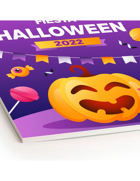 Impresion en Carton Pluma Foam para Halloween