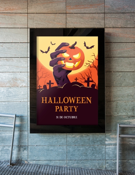 Impresion en Aluminio para Halloween