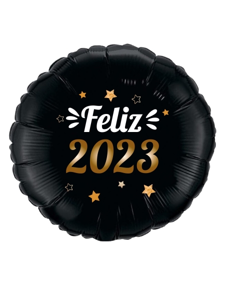Globo Feliz 2023 Foil 45cm Redondo