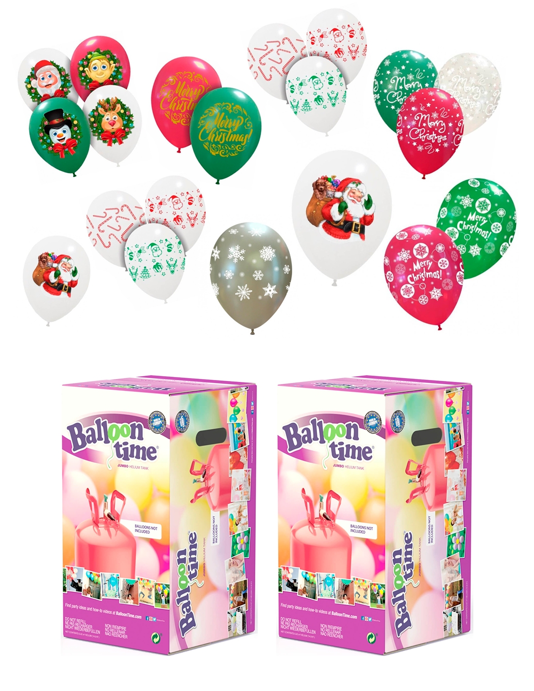 Bombona de Helio rosa - 0,20 m3 - 24 para globos por 33,00 €