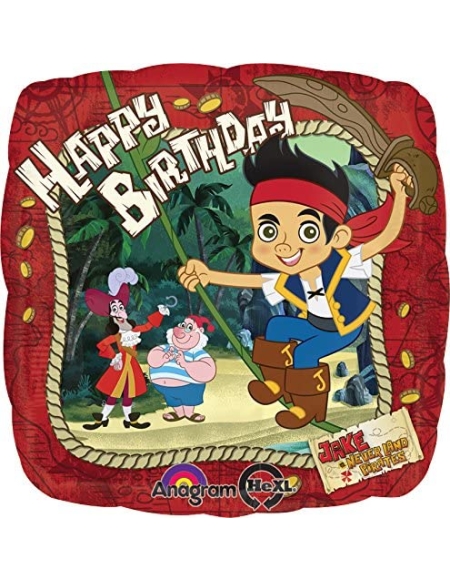 Globo Jake Happy Birthday - Cuadrado 45cm Foil Poliamida - A2567301