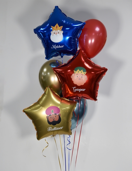 Ramo de globos 'Los tres Reyes Magos'