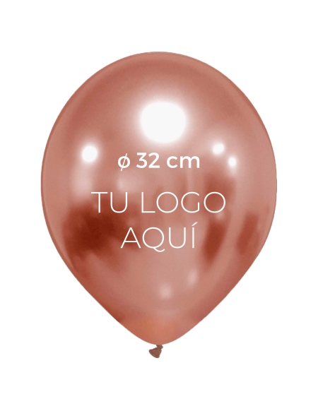 Globo Personalizado Redondo Titanium 32cm