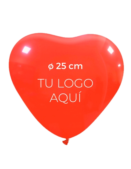 Globo Personalizado Corazon 25cm