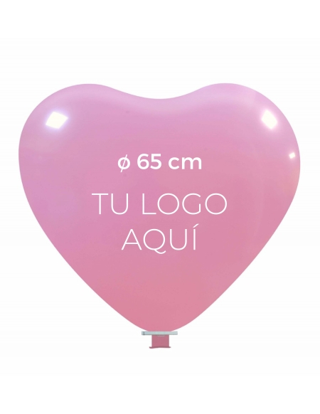 Globo Personalizado Corazon Gigante 65cm