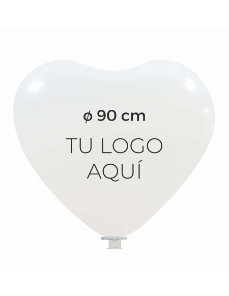 Globo Personalizado Corazon Gigante 90cm