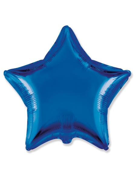 Globo Estrella 48cm Azul Foil Poliamida