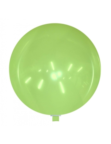 Globos Latex Redondos Gigantes 180cm Cristal Verde