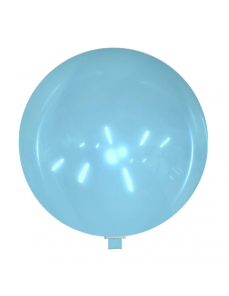 Globos Latex Redondos Gigantes 180cm Cristal Azul