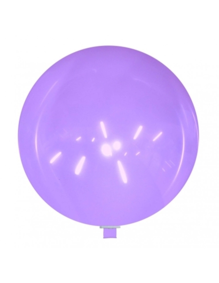 Globos Latex Redondos Gigantes 180cm Cristal Purpura