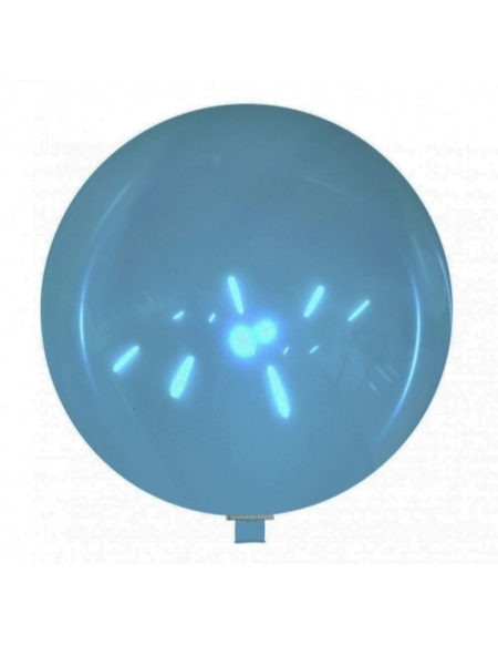 Globos Latex Redondos Gigantes 180cm Cristal Azul Oscuro