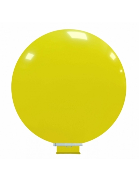 Globos Latex Redondos Gigantes 180cm Pastel Amarillo Cuello Largo