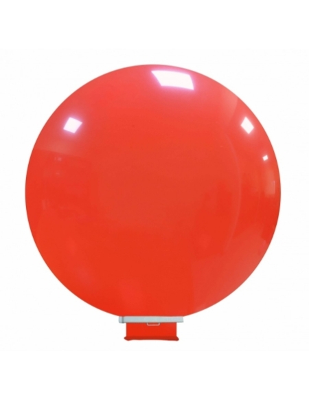 Globos Latex Redondos Gigantes 180cm Pastel Rojo Cuello Largo