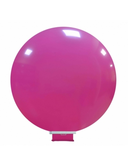 Globos Latex Redondos Gigantes 180cm Pastel Fucsia Cuello Largo