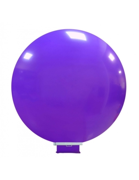 Globos Latex Redondos Gigantes 180cm Pastel Purpura Cuello Largo