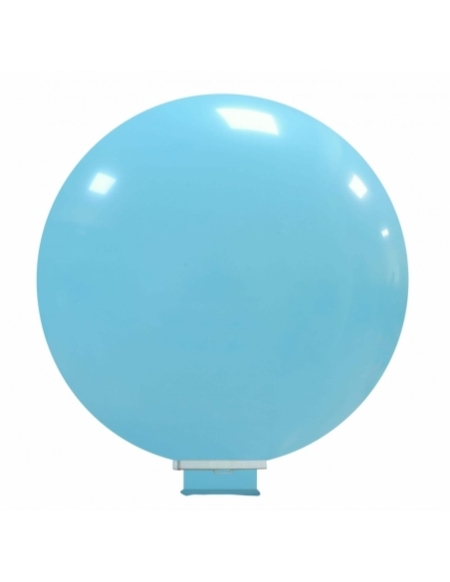 Globos Latex Redondos Gigantes 180cm Pastel Celeste Cuello Largo