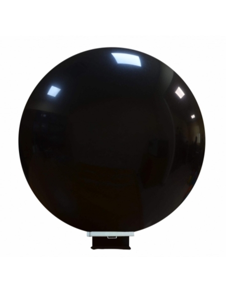 Globos Latex Redondos Gigantes 180cm Pastel Negro Cuello Largo