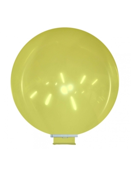 Globos Latex Redondos Gigantes 180cm Cristal Amarillo Cuello Largo