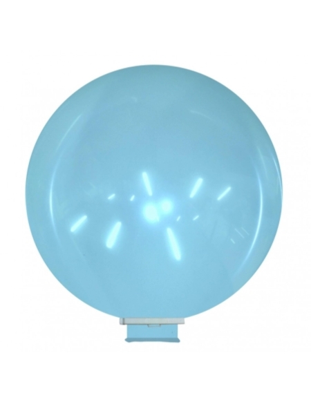 Globos Latex Redondos Gigantes 180cm Cristal Azul Cuello Largo