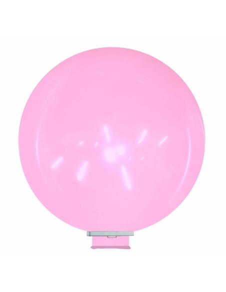 Globos Latex Redondos Gigantes 180cm Cristal Fucsia Cuello Largo