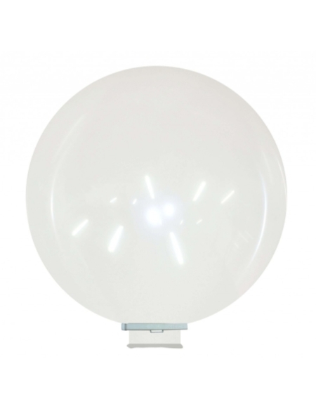 Globos Latex Redondos Gigantes 180cm Cristal Blanco Cuello Largo