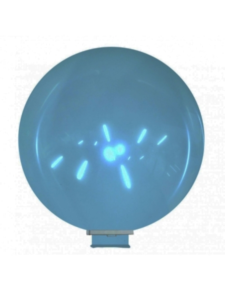 Globos Latex Redondos Gigantes 180cm Cristal Azul Oscuro Cuello Largo