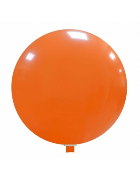 Globos Latex Redondos Gigantes 250cm Pastel Naranja